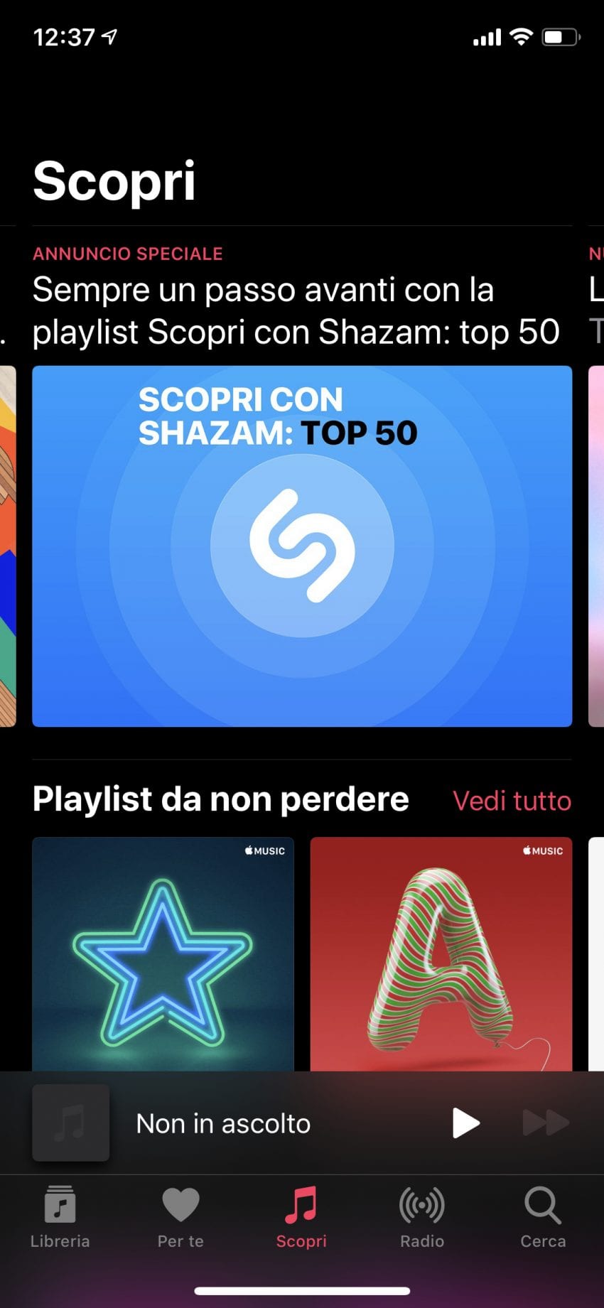 Scopri con Shazam: top 50