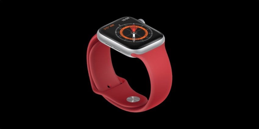 Apple Watch series 5 bussola