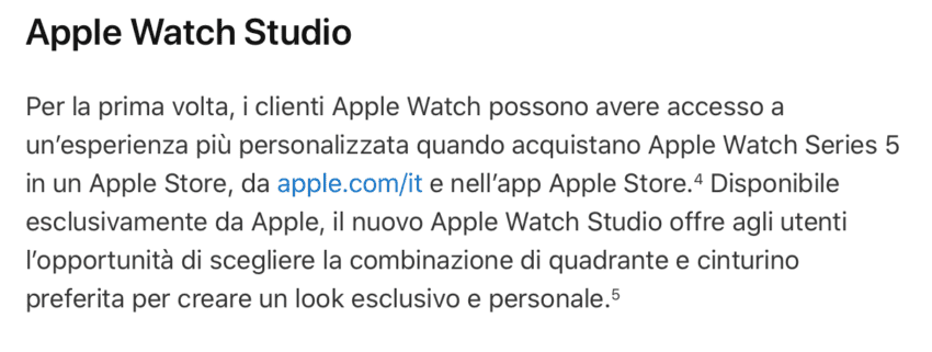 Apple Watch studio