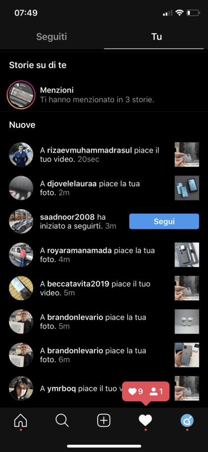 Instagram Dark Mode