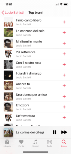 Lucio Battisti Apple Music