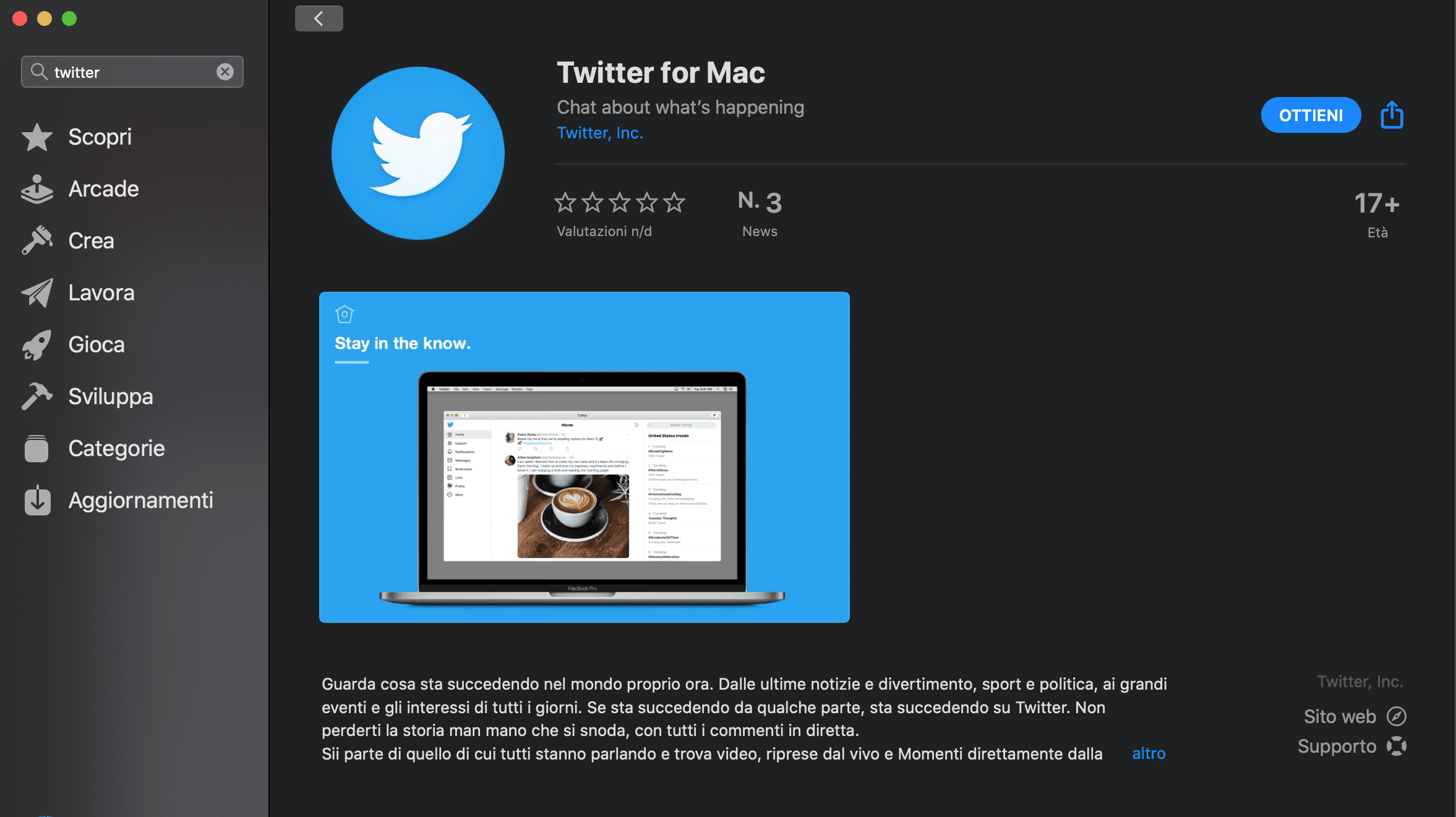 Twitter for Mac