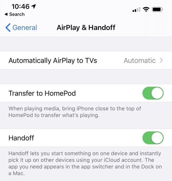 iOS 13.2 AirPlay