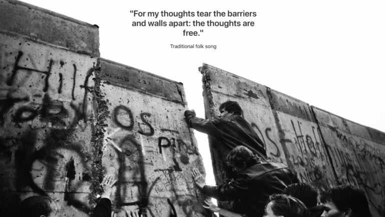 caduta muro di Berlino