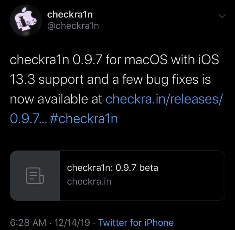 Checkra1n Jailbreak