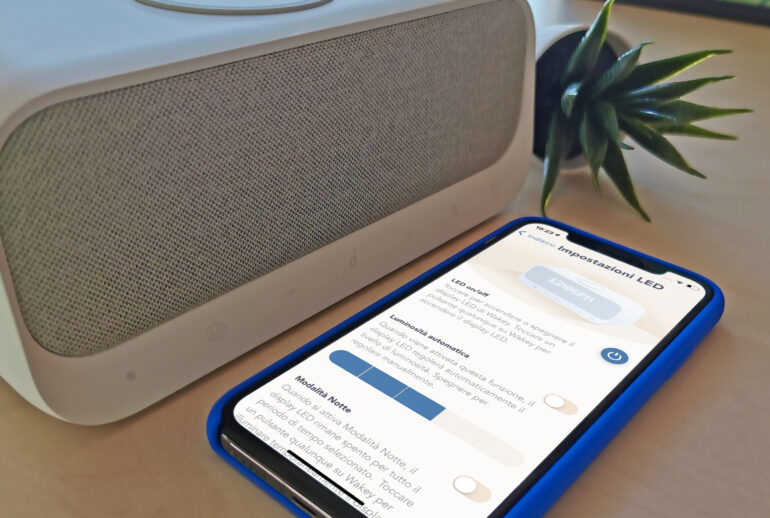 Soundcore Wakey impostazioni app