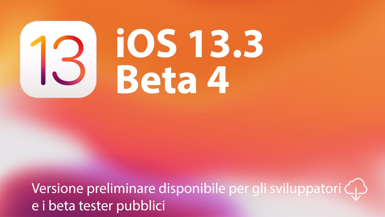 iOS 13.3 beta 4