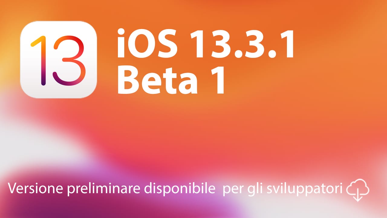 iOS 13.3.1 beta 1