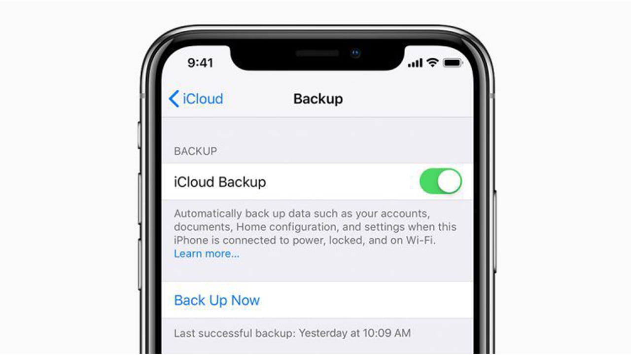 backup iCloud