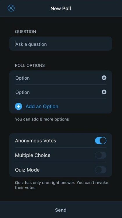 public Polls Telegram