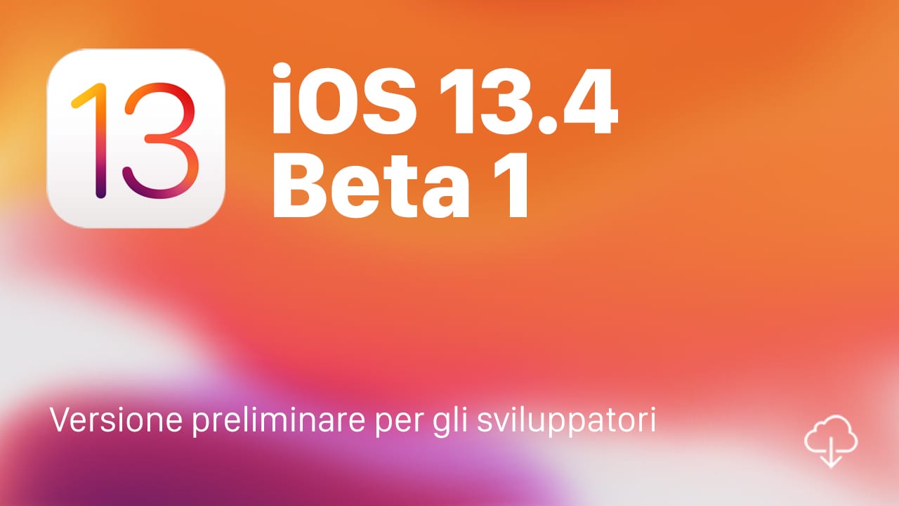 iOS 13.4 beta 1