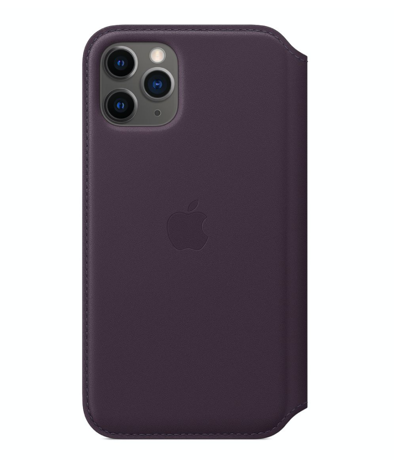 custodia folio in pelle iPhone 11 pro