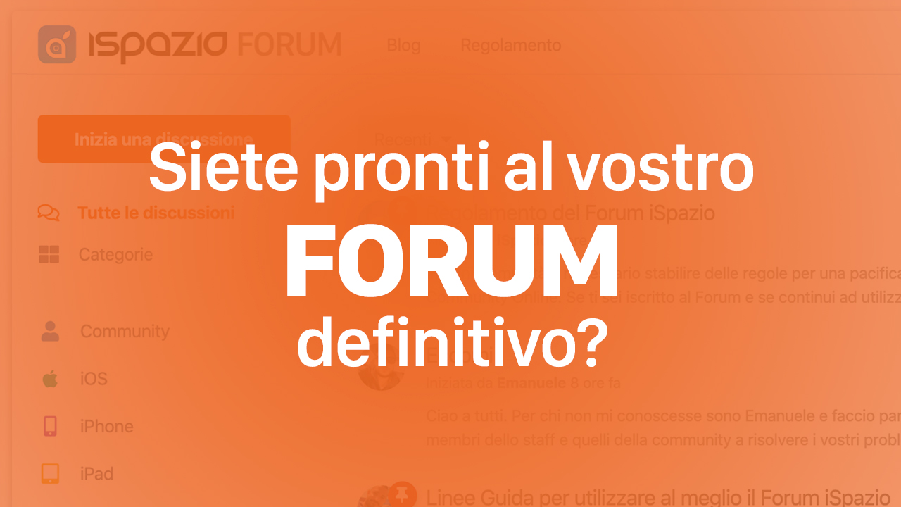 forum iSpazio