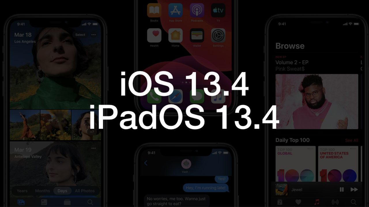 iPadOS e iOS 13.4