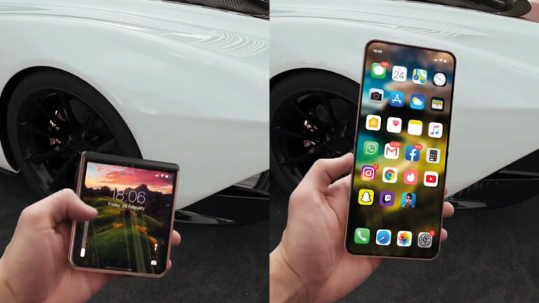 iPhone pieghevole