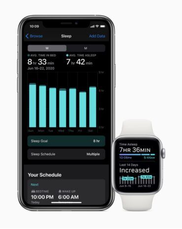 monitoraggio SONNO WATCHOS 7