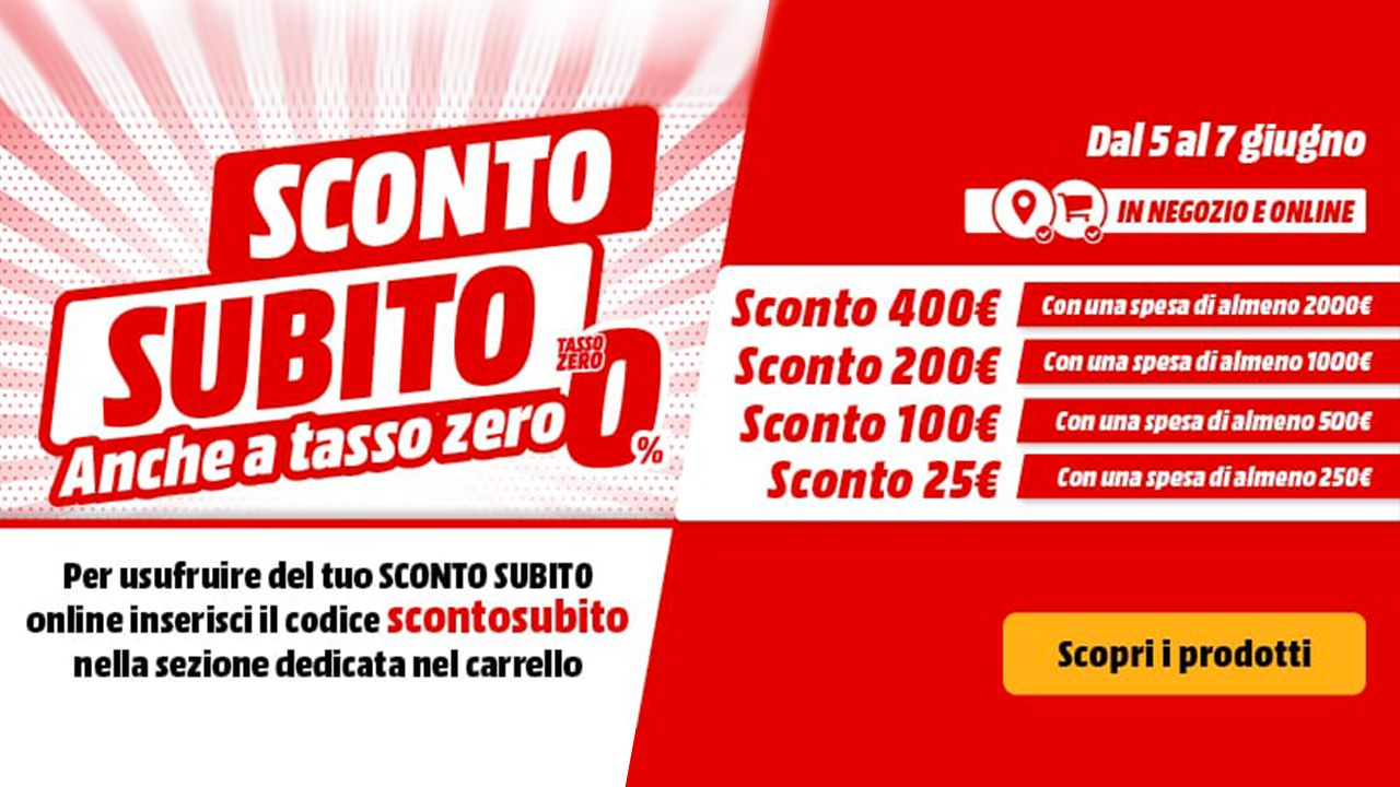 scontosubito mediaworld