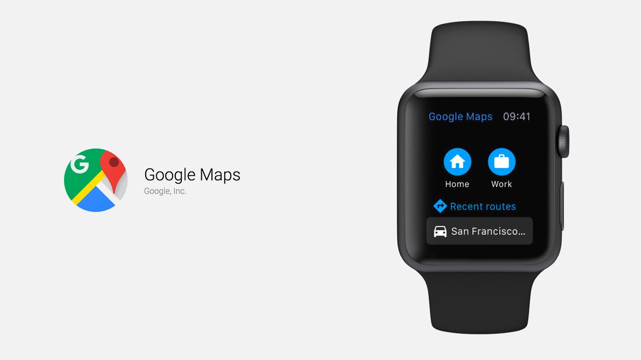 google maps with apple watch
