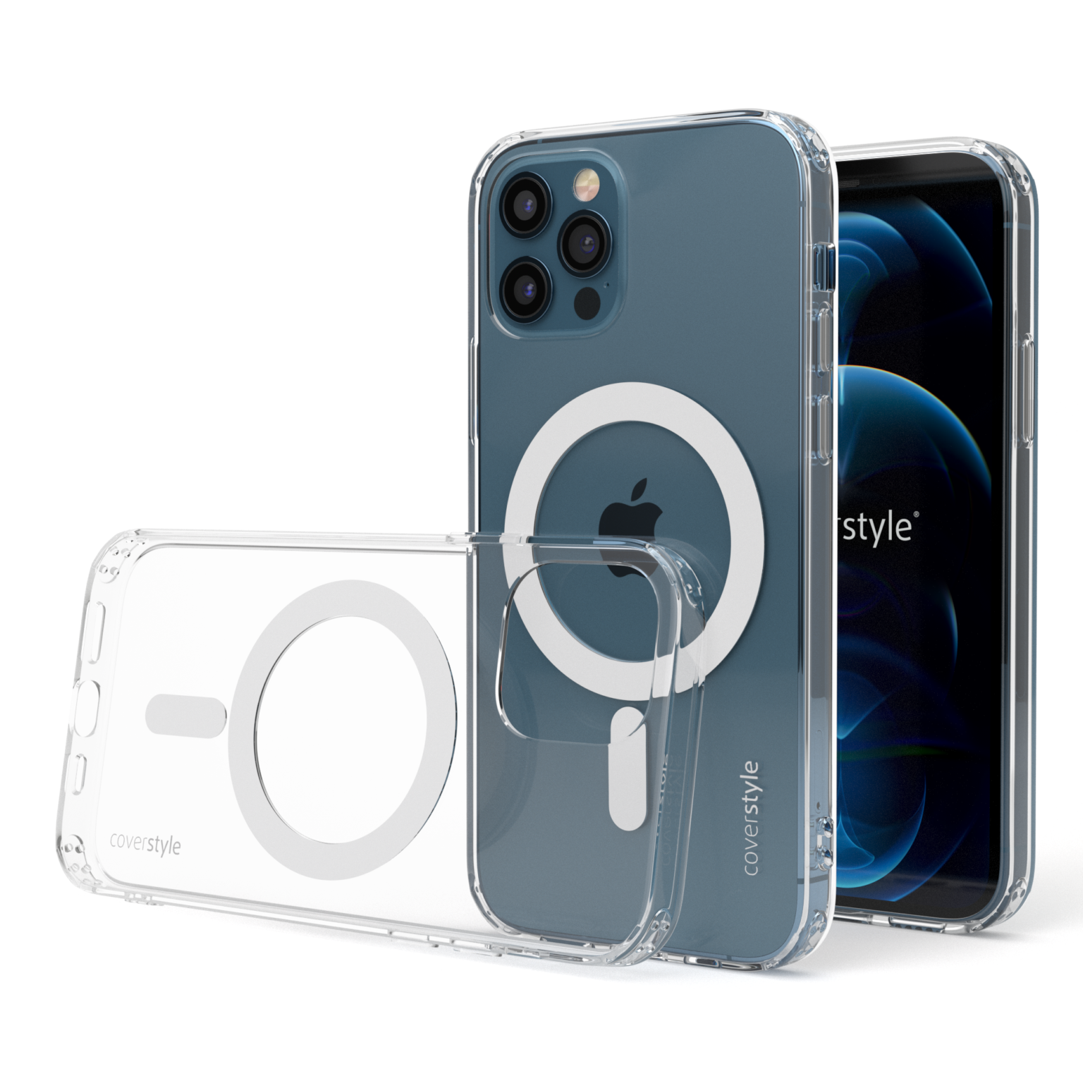 CoverStyle Custodia Trasparente Compatibile MagSafe per tutti gli