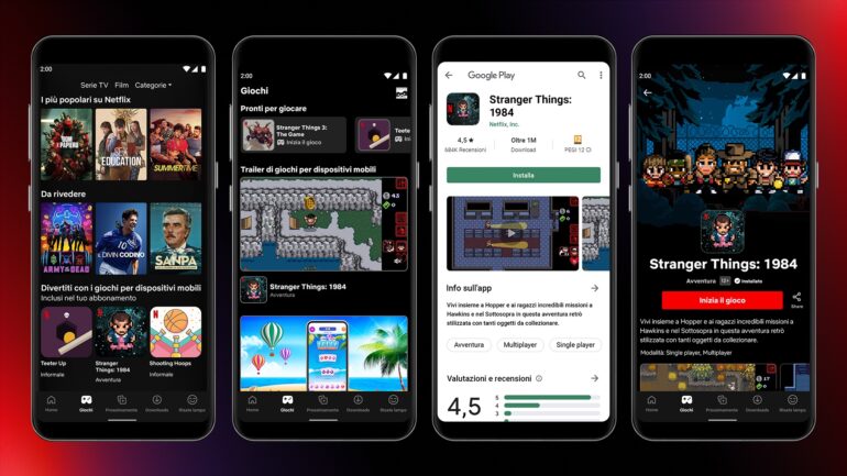 netflix giochi gratis android