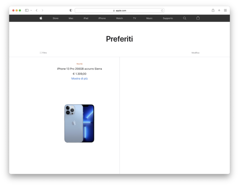 preordini iphone 13 preferiti