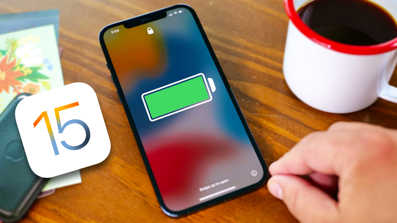batteria iphone ios 15