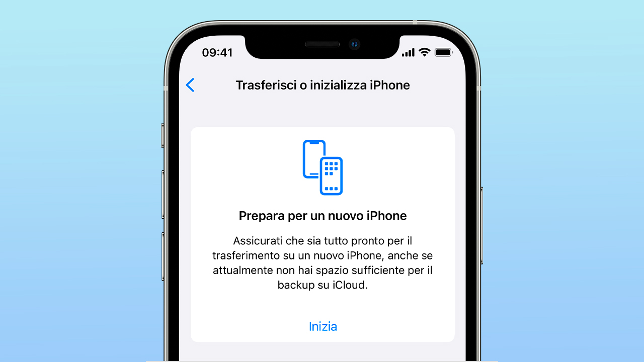 icloud temporaneo backup