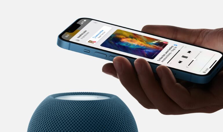 HomePod Mini e iPhone 13