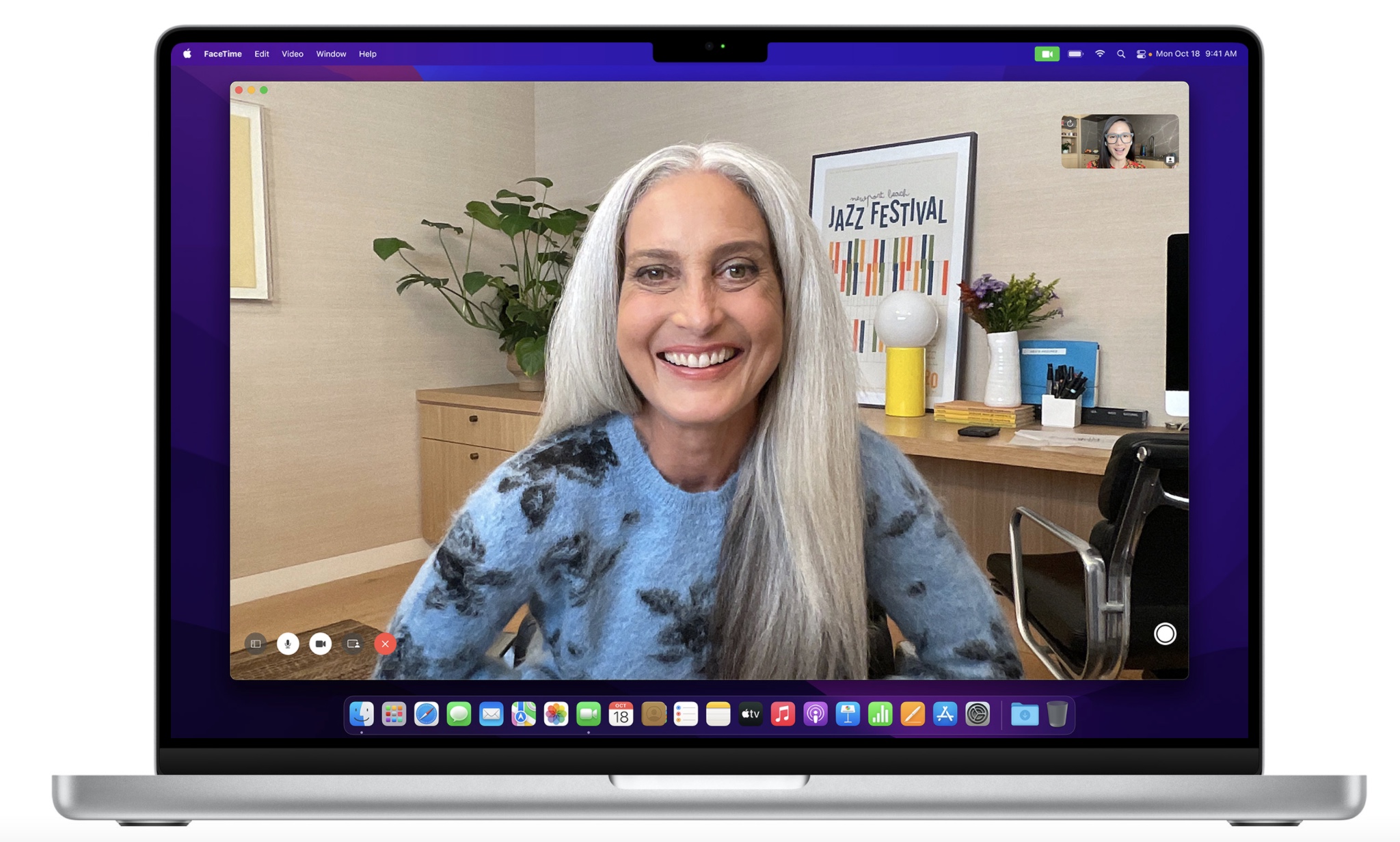 FaceTime su MacBook Pro 2021