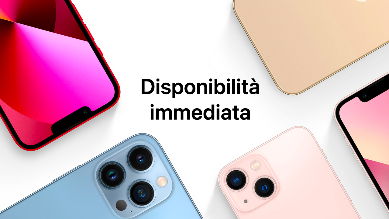 iPhone 13 e 13 Pro: Ecco tutti i modelli con disponibilità immediata e a prezzo scontato!