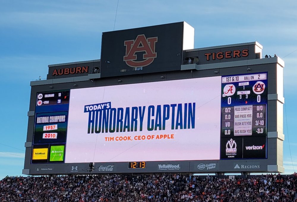 Tim Cook Auburn University