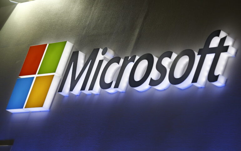 Il logo di Microsoft (ANSA)