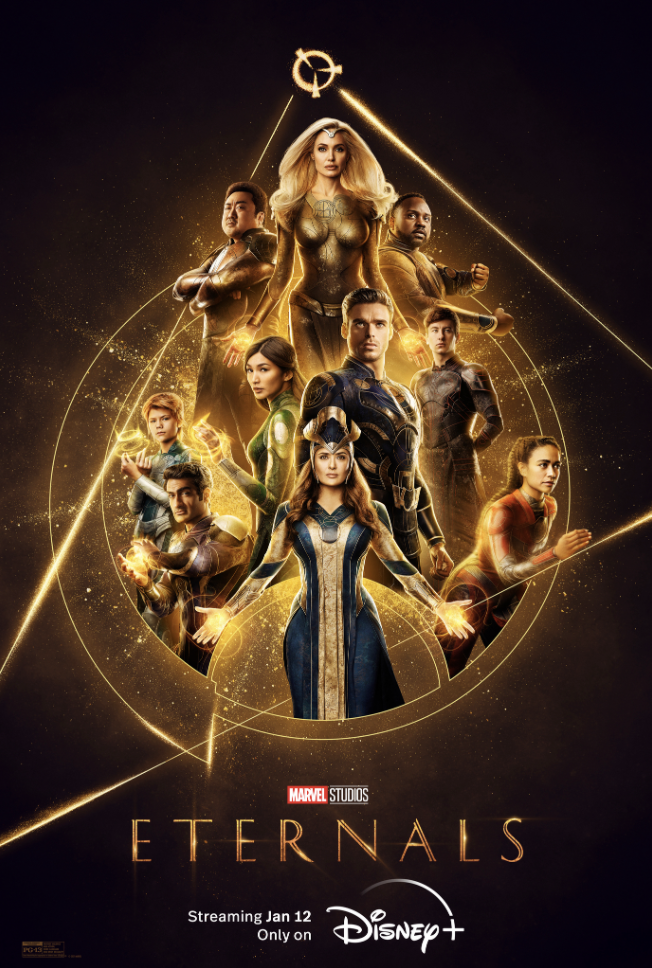 Il poster di Eternals