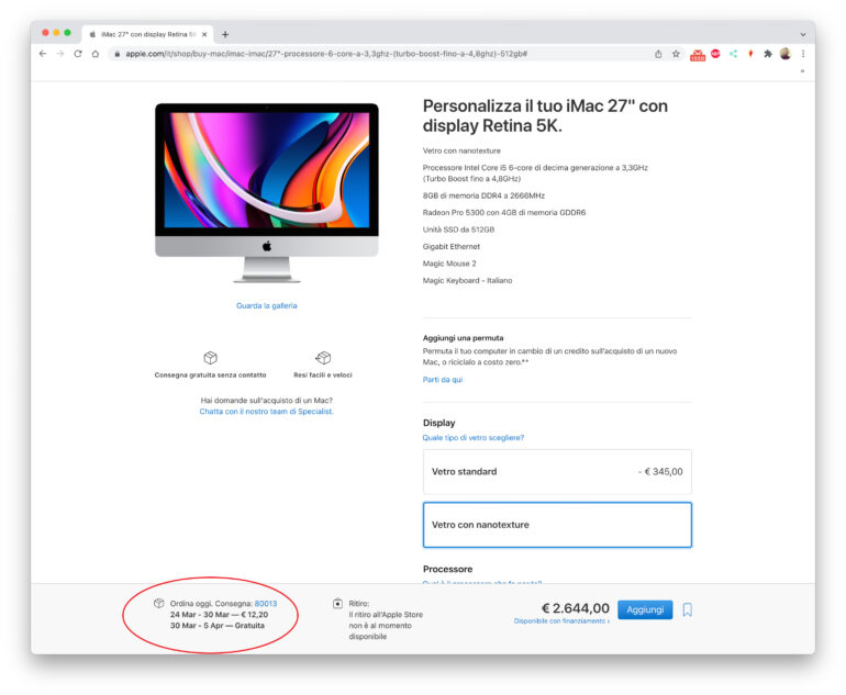 Se amplían los plazos de envío para el iMac de 27" con pantalla de nanotexturas. ¿Viene nuevo modelo?