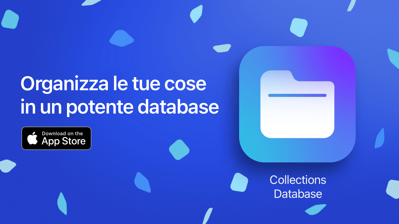 collection database app store recensione