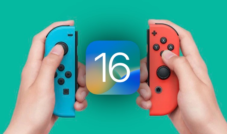 iOS 16 JoyCon Nintendo Switch
