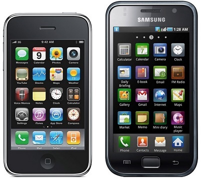 iPhone 2G e Samsung Galaxy S