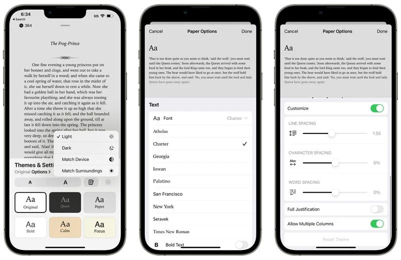 iOS 16 Libri App