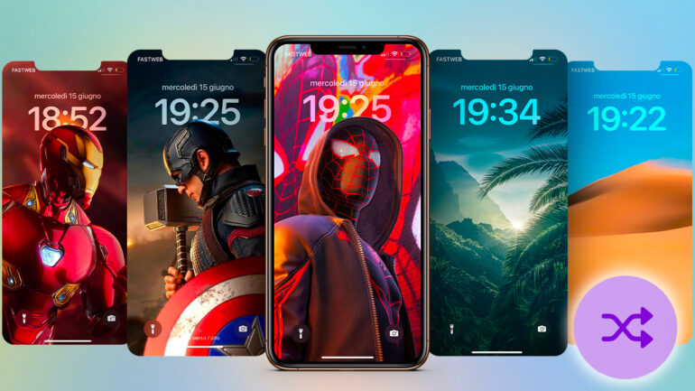 ios 16 sfondi random che cambiano automaticamente