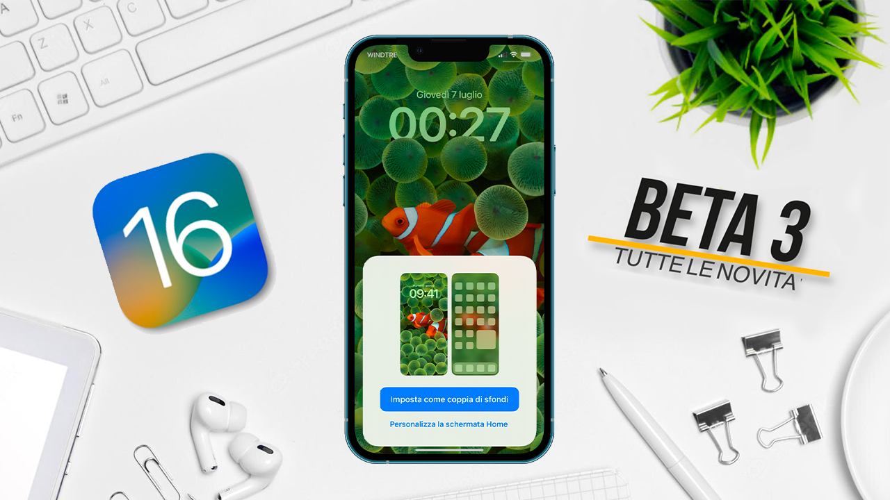 ios 16 beta 3 tutte le novita