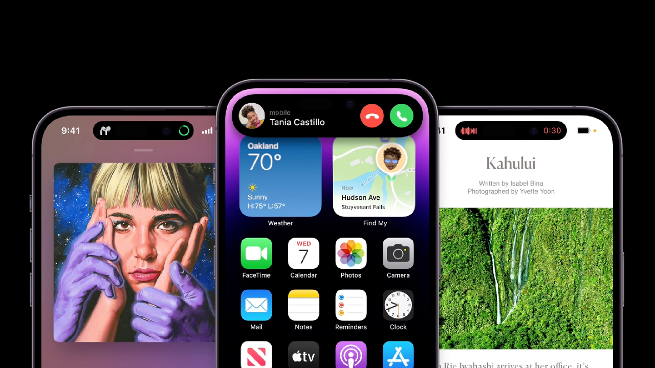 dynamic island isola dinamica iphone 14 pro