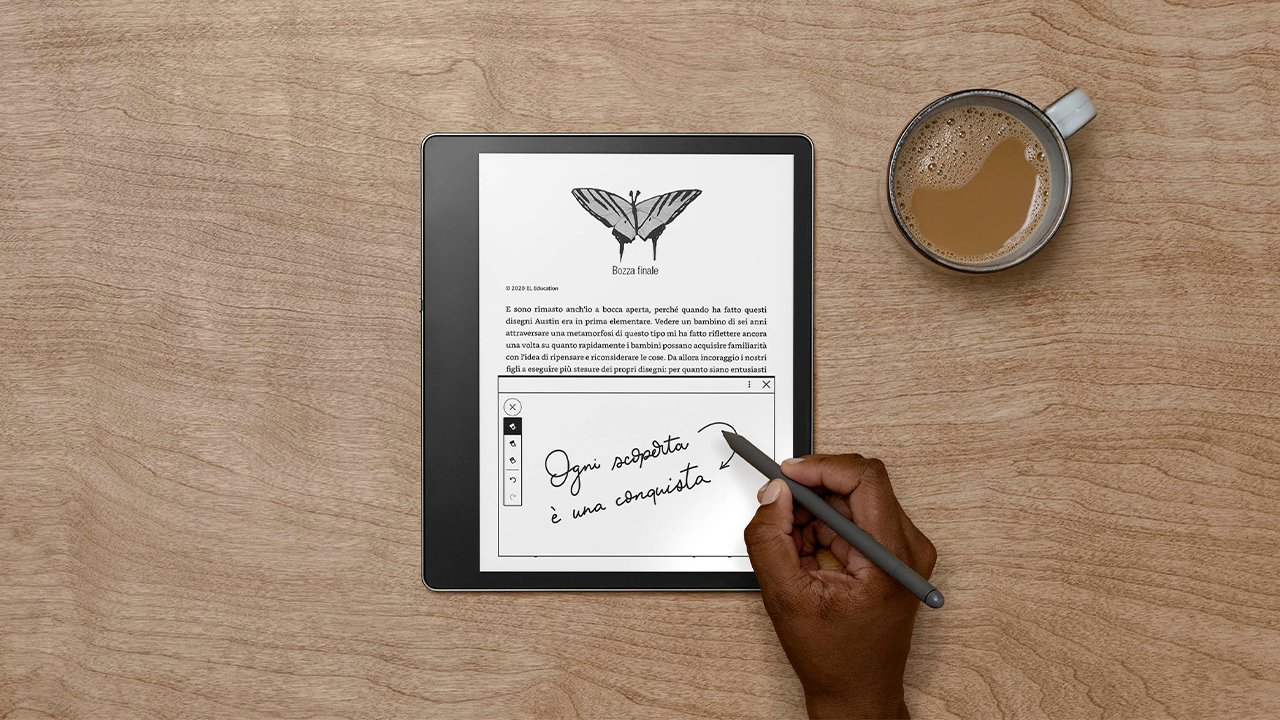 E' disponibile il nuovo Kindle Scribe lettura e scrittura in un solo