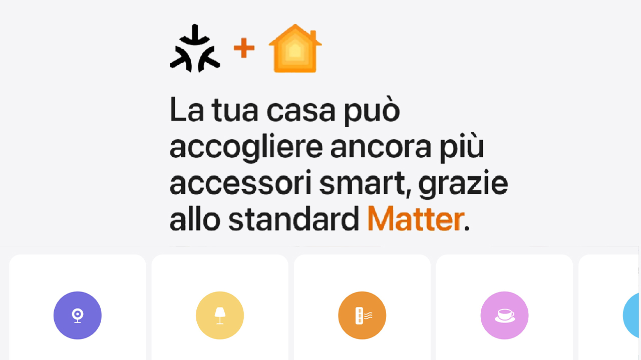 iOS 16.1 inizia a supportare lo standard Matter per la domotica HomeKit