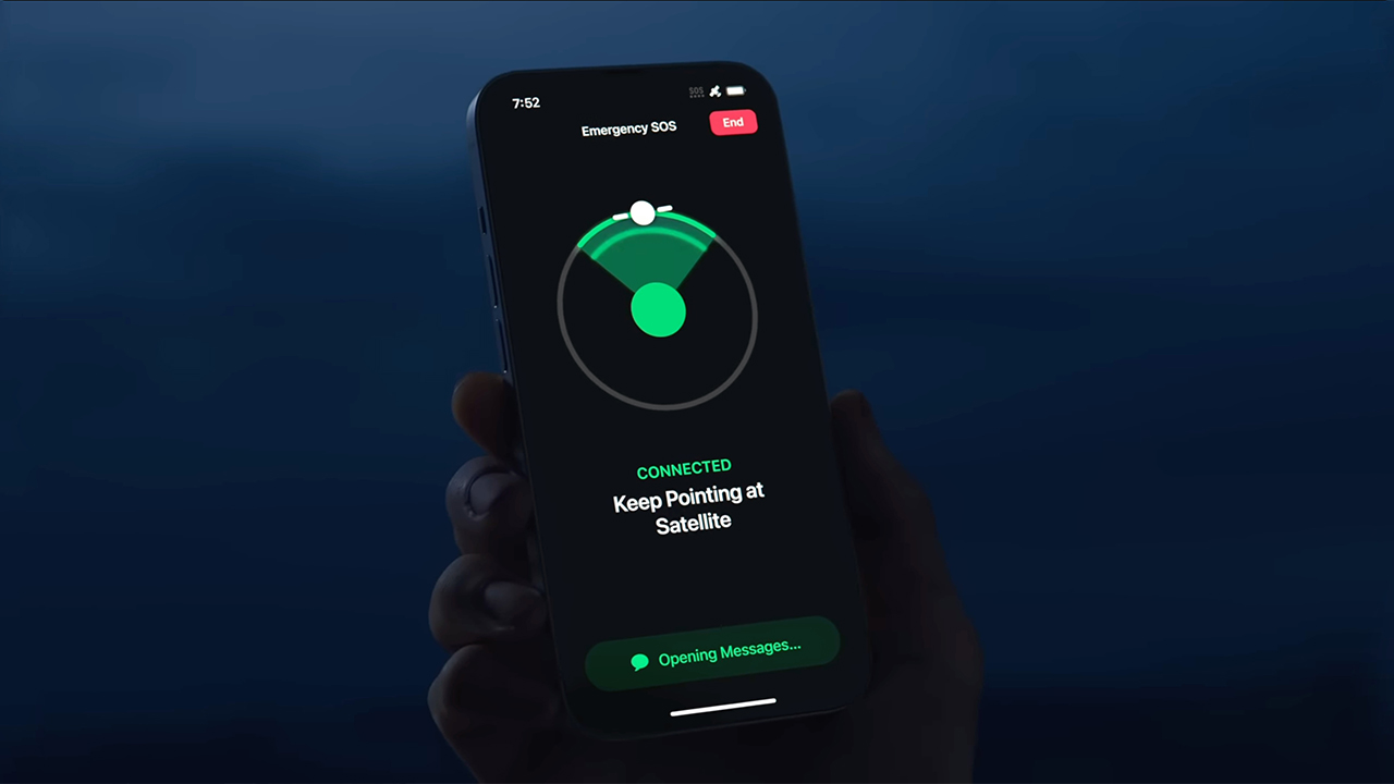SOS Emergenze via satellite iphone 14 italia