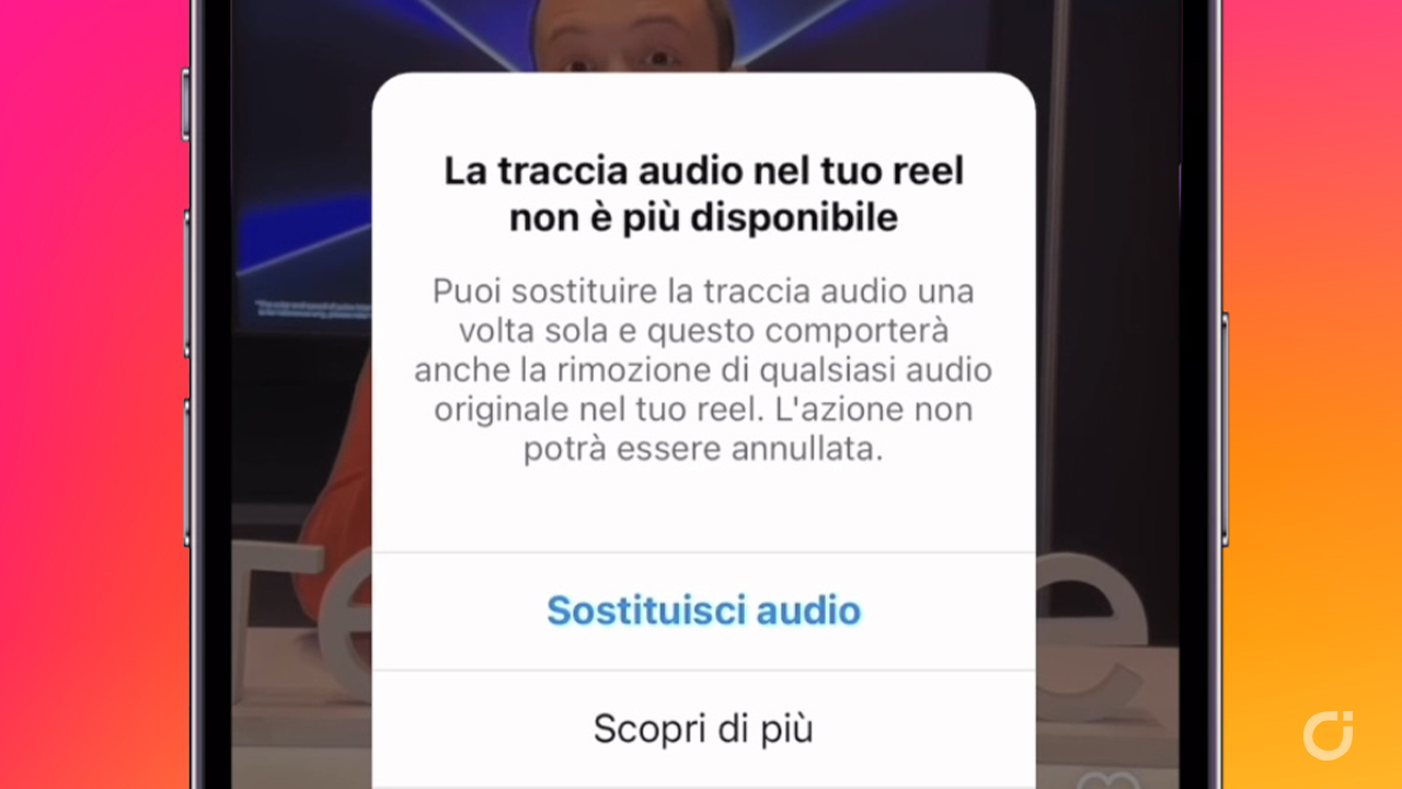 instagram reel senza audio