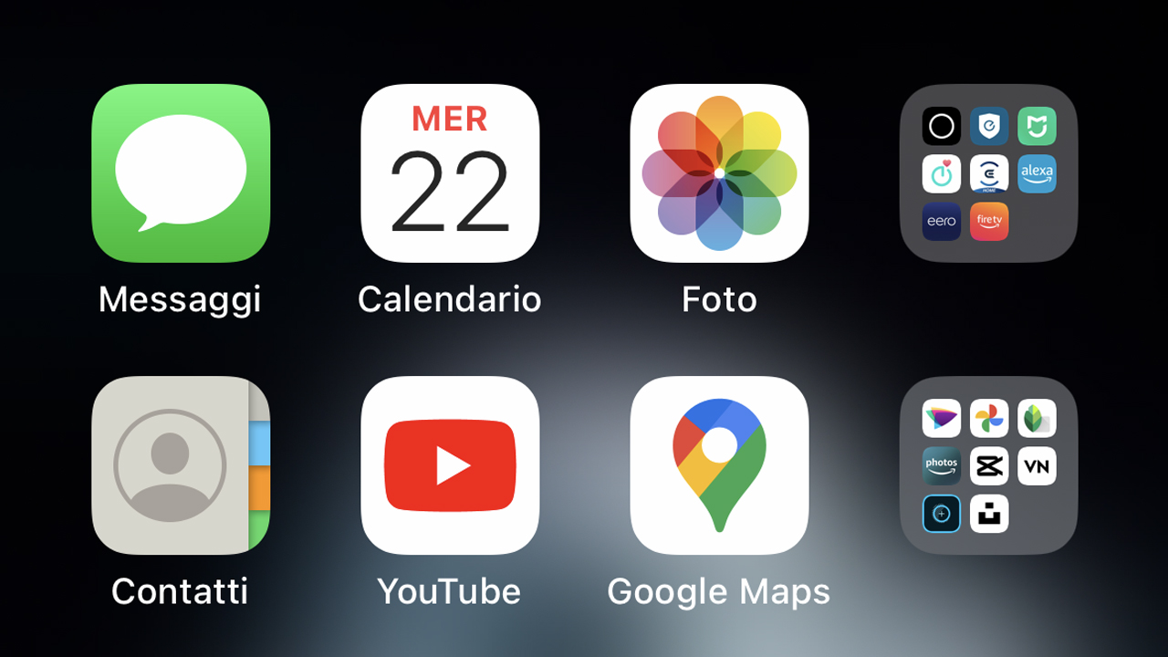 ios cartelle nome invisibile