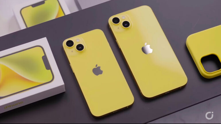 iphone 14 giallo