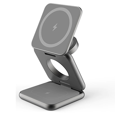 Immagine del prodotto KUXIU X40 3-in-1 foldable magnetic wireless charger & stand