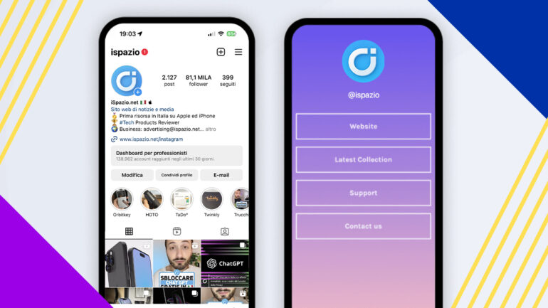 link in bio instagram