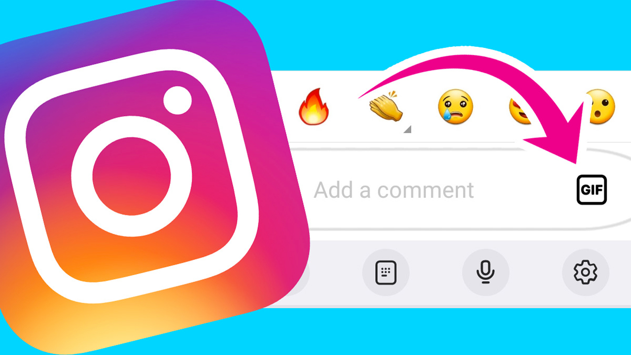 instagram gif commenti